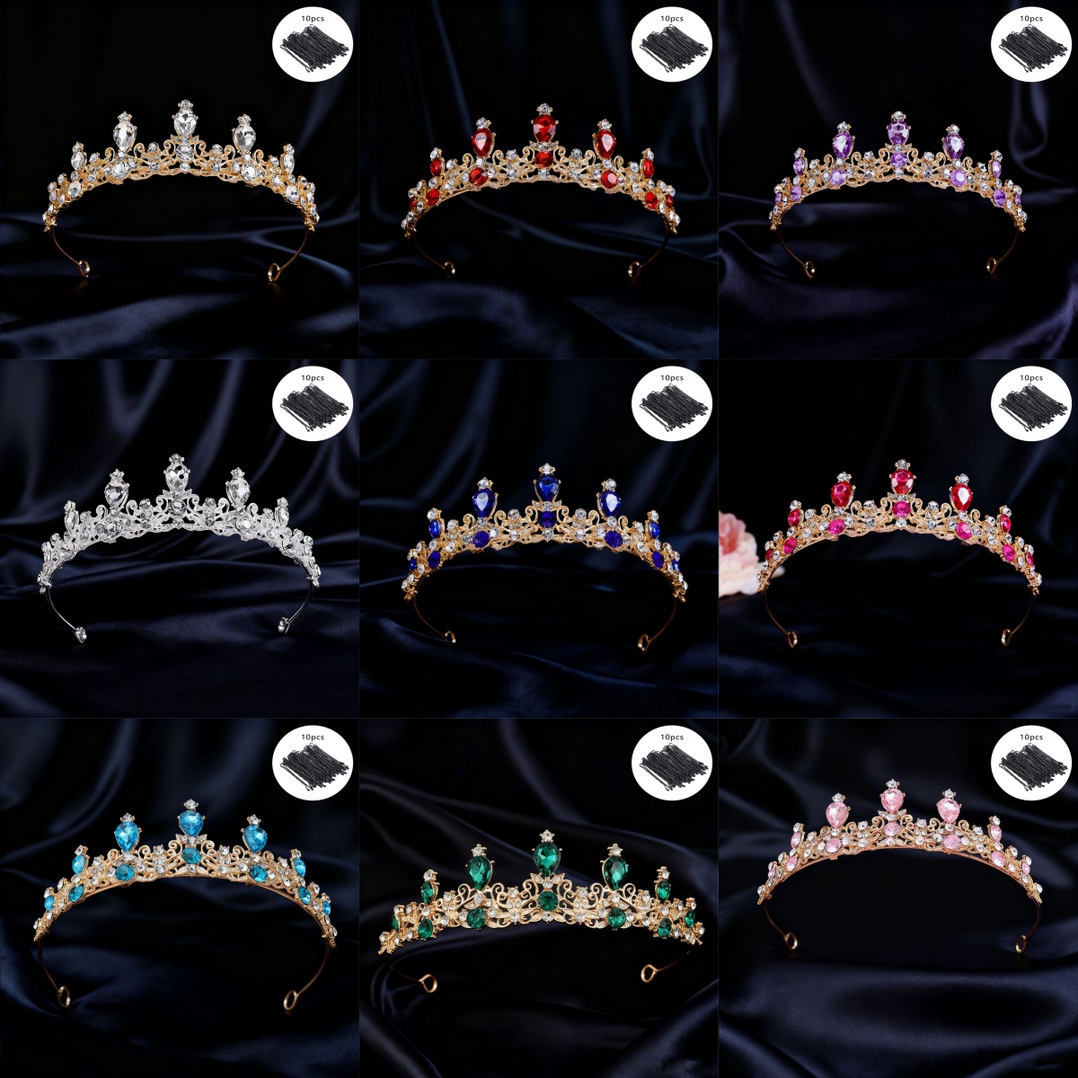 Event & Party Supply Photos - تاج زفاف بتصميم عتيق مرصع بالراينستون