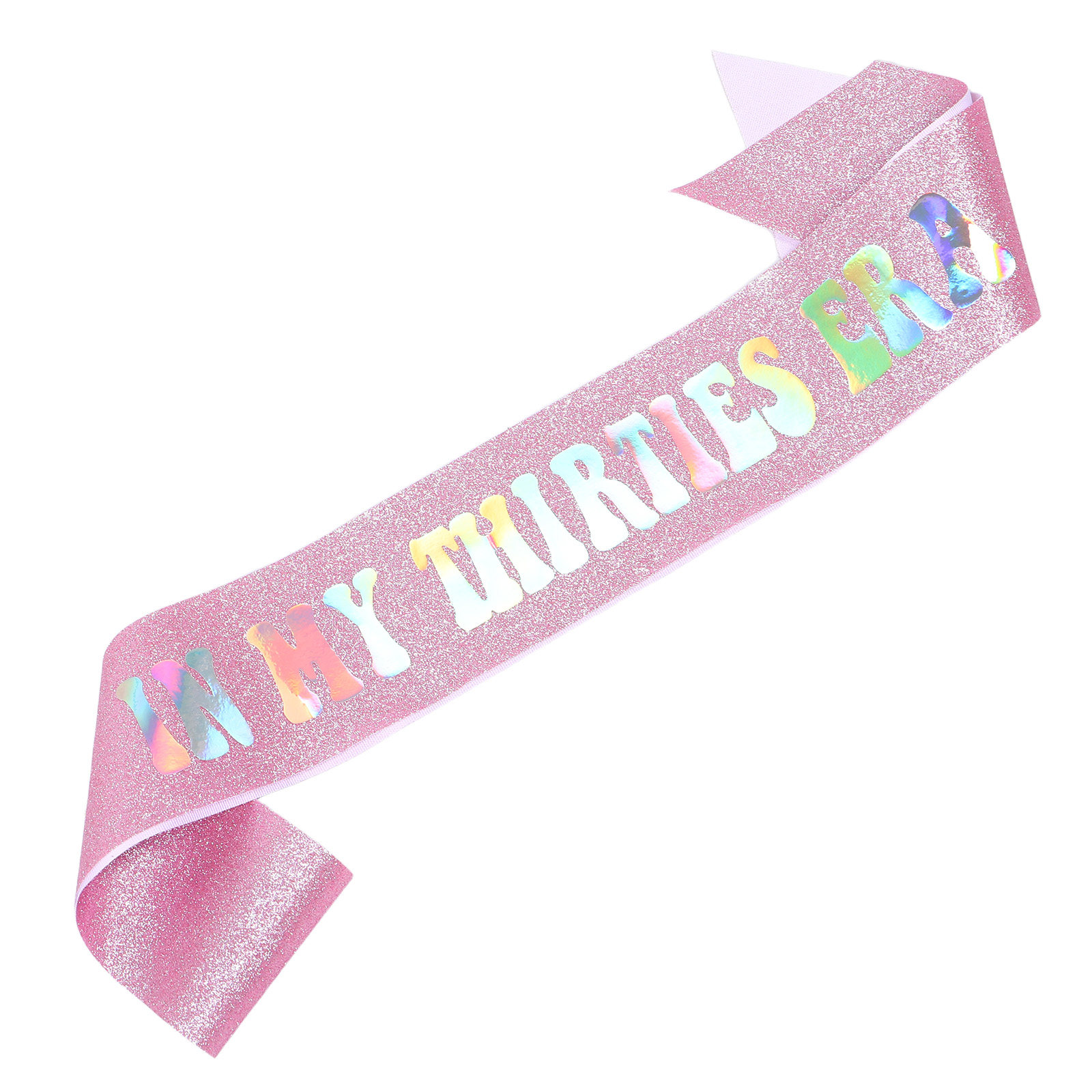 Birthday Sash Glitter - وشاح عيد ميلاد لامع متغير الألوان