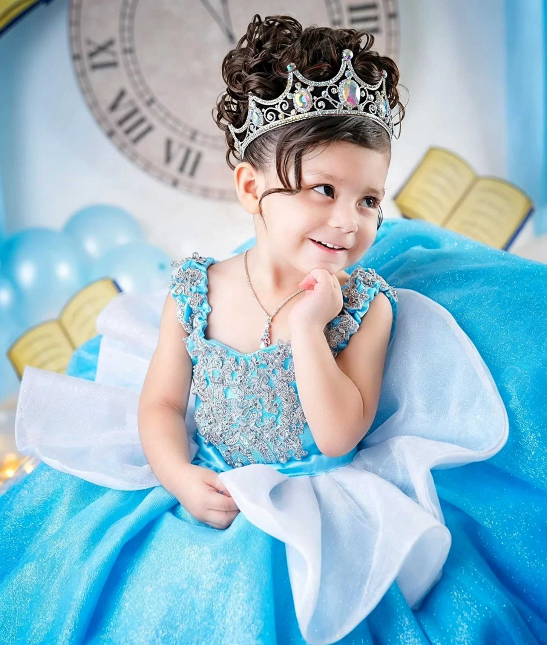 فستان فاخر مخصص للفتيات الصغير - مراجعة Birthday Sash Glitter وسعره