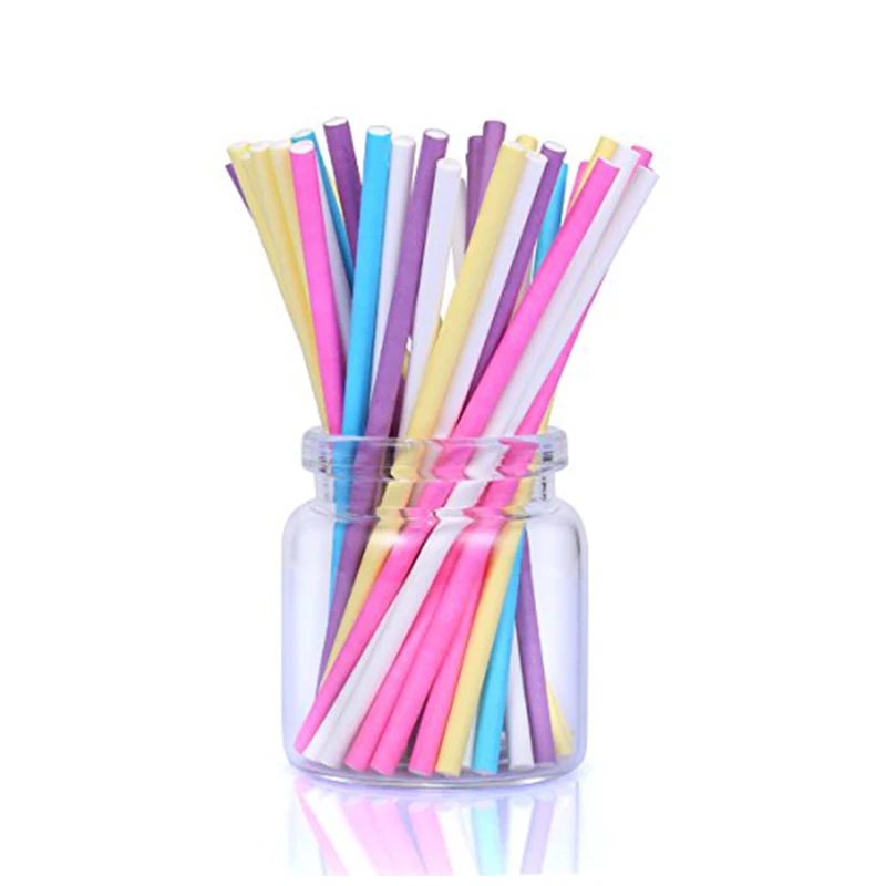100 قطعة/الوحدة ورقة مصاصة الع - مراجعة Paper Straw Color وسعره